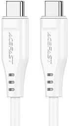 Кабель AceFast C3-03 USB Type-C - Type-C 60w 3a 1.2м PD cable White - фото Кабель AceFast C3-03 USB Type-C - Type-C 60w 3a 1.2м PD cable White