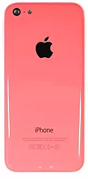 Задняя крышка корпуса Apple iPhone 5C со стеклом камеры Original Pink - фото Задняя крышка корпуса Apple iPhone 5C со стеклом камеры Original Pink