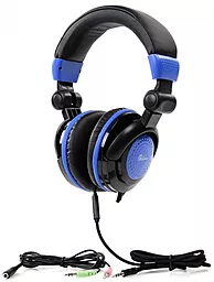 Навушники PrologiX MH-A980M Black/Blue - мініатюра 2