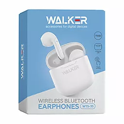 Навушники Walker WTS-33 White - мініатюра 2 Навушники Walker WTS-33 White - мініатюра 2