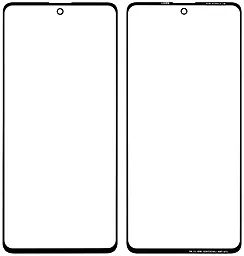 Корпусное стекло дисплея Samsung Galaxy A71 A715 (с OCA пленкой и поляризационной пленкой), Black