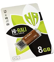 Флешка Hi-Rali Corsair Series 8GB USB 2.0 (HI-8GBCORBR) Bronze - фото Флешка Hi-Rali Corsair Series 8GB USB 2.0 (HI-8GBCORBR) Bronze
