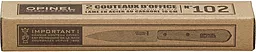 Набір ножів (2 шт.) Opinel Office №102 Carbon (001222) - мініатюра 3 Набір ножів (2 шт.) Opinel Office №102 Carbon (001222) - мініатюра 3