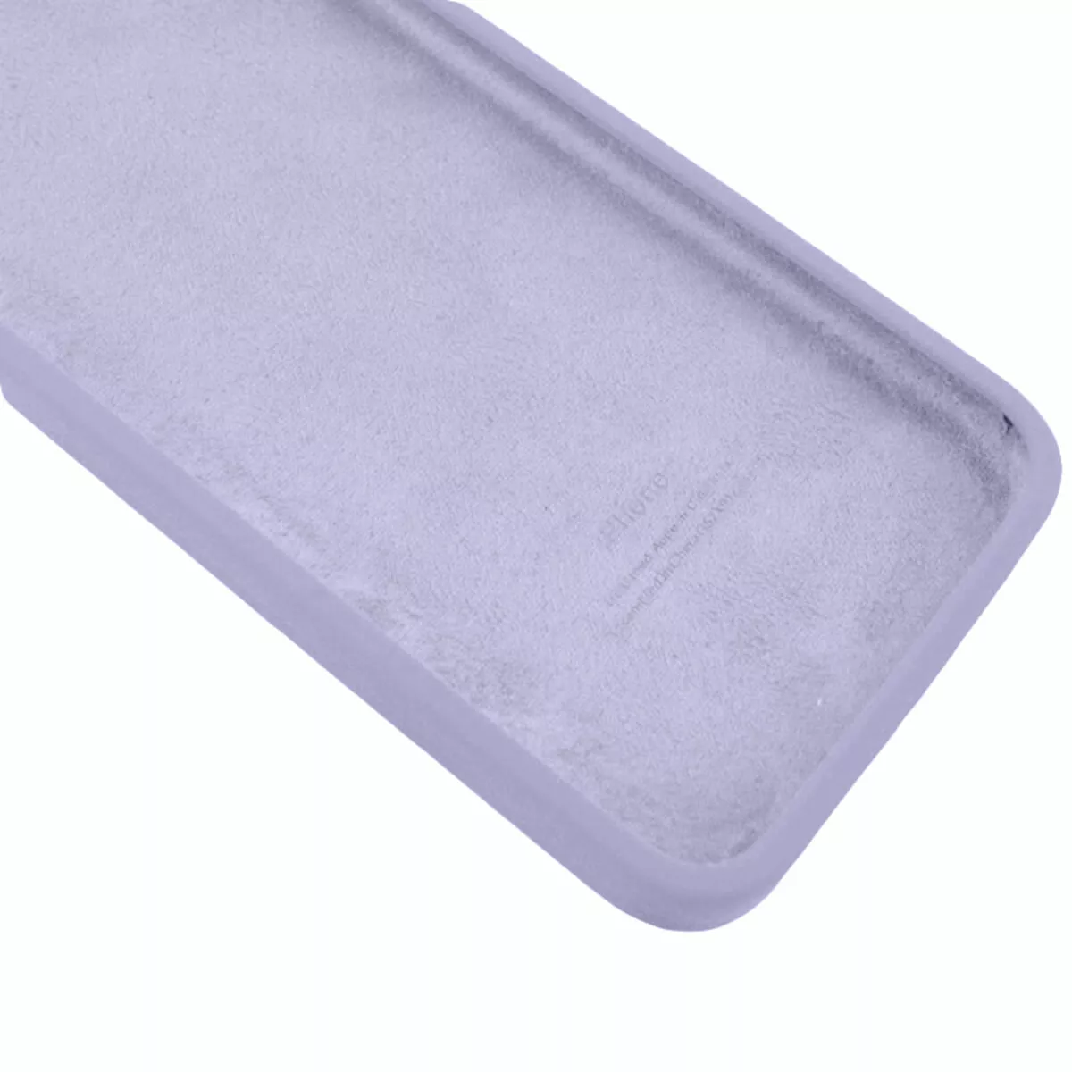 Чехол Silicone Case Full Camera для Apple iPhone 12  Lavender Grey - фото 2