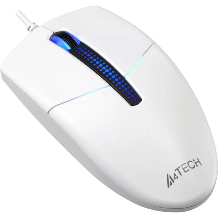 Компьютерная мышка A4Tech N-530S USB White - фото 1