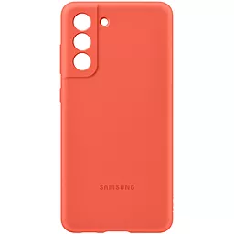 Чохол Samsung Silicone Cover Galaxy S21 FE (G990) Coral