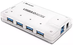 USB хаб Viewcon White 4xUSB3.0 (VE323) - миниатюра 2 USB хаб Viewcon White 4xUSB3.0 (VE323) - миниатюра 2