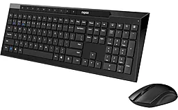 Комплект (клавіатура+мишка) Rapoo 8210M Black - мініатюра 3