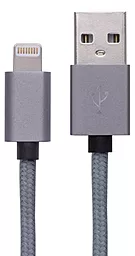 USB Кабель Momax Elit Link Lightning 3m Gray (DL6A)