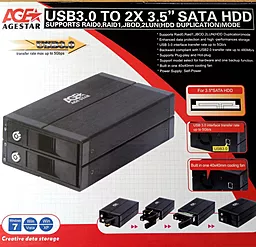 Карман для HDD AgeStar 3U2B3A - миниатюра 5