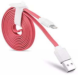 Кабель USB Hoco UPL18 Waffle Lightning Cable 2M Red - миниатюра 2