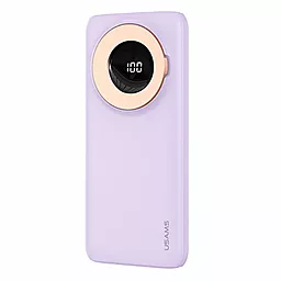 Повербанк Usams PB62 2in1 Wireless&Holder 10000mAh 20W Purple - фото Повербанк Usams PB62 2in1 Wireless&Holder 10000mAh 20W Purple