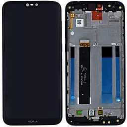 Дисплей Nokia 6.1 Plus TA-1103 + Touchscreen with frame (original) Black