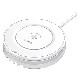 Зарядное устройство с функцией беспроводной зарядки LDNio AW003 32w PD 3xUSB-A/USB-C ports + wireless charger white - фото Зарядное устройство с функцией беспроводной зарядки LDNio AW003 32w PD 3xUSB-A/USB-C ports + wireless charger white