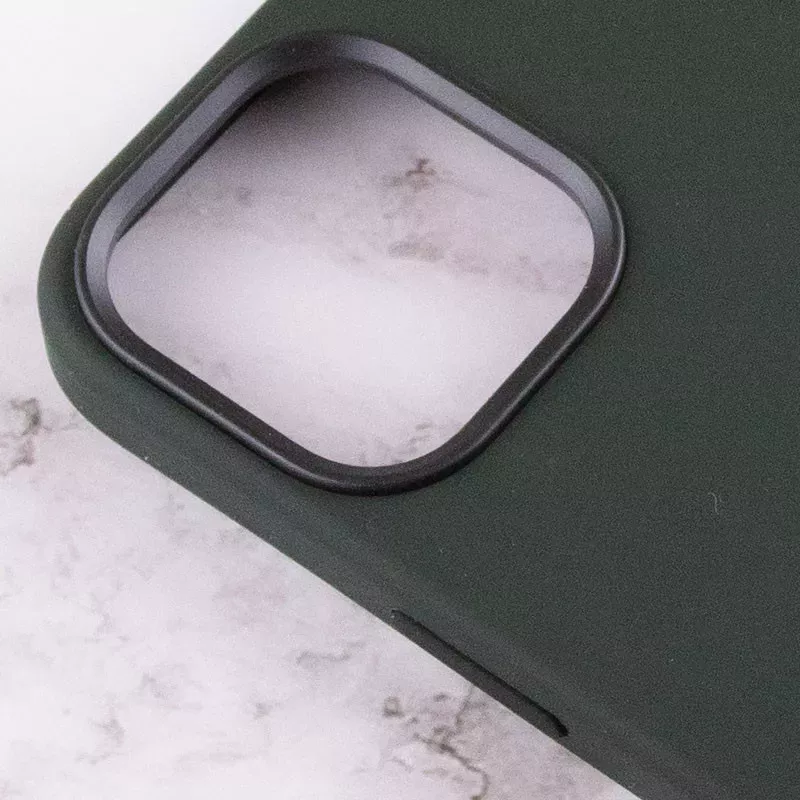 Чехол Silicone Case Full для Apple iPhone 12 Pro Max Cyprus Green - фото 2