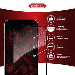 Защитное стекло Intaleo Full Glue для Apple iPhone 14 Plus Черный (1283126542091) - миниатюра 3