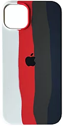 Чохол 1TOUCH Silicone Case Full для Apple iPhone 14 Plus Rainbow 5