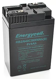 Акумуляторна батарея Energycell 6V 4Ah (RB2 / 640CS6V4Ah) Black