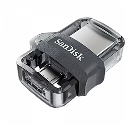 Флешка SanDisk 64GB USB 3.0 Ultra Dual Drive m3.0 OTG White-Gold (SDDD3-064G-G46GW) - фото Флешка SanDisk 64GB USB 3.0 Ultra Dual Drive m3.0 OTG White-Gold (SDDD3-064G-G46GW)