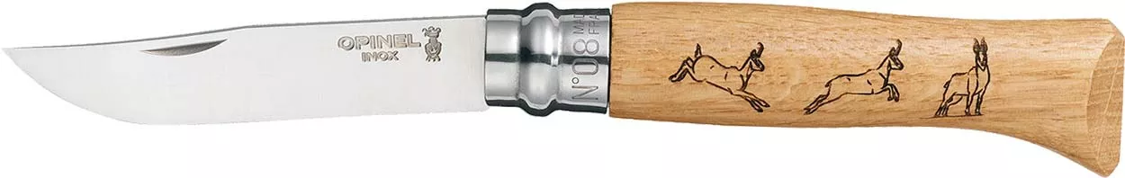 Нож Opinel №8 VRI Chamois Серна, дуб (002336) - фото 2