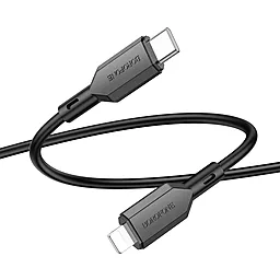 Кабель Borofone BX70 USB Type-C - Lightning 20w 3a 1м PD сable Black - мініатюра 3 Кабель Borofone BX70 USB Type-C - Lightning 20w 3a 1м PD сable Black - мініатюра 3