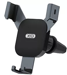Тримач з автозатисканням XO C32 Gravity Car Holder Black - фото Тримач з автозатисканням XO C32 Gravity Car Holder Black