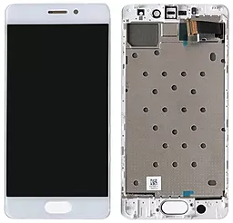 Дисплей Meizu Pro 7 (M792) с тачскрином и рамкой, (TFT), White - фото Дисплей Meizu Pro 7 (M792) с тачскрином и рамкой, (TFT), White