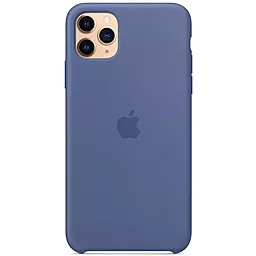 Чохол Apple Silicone Case PB для Apple iPhone 11 Pro Max Linen Blue