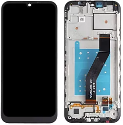 Дисплей Motorola Moto E6i (XT2053-5, XT2053-6) с тачскрином и рамкой, оригинал, Black