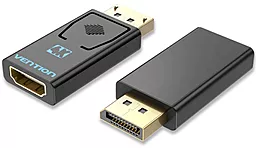Видеокабель DisplayPort - HDMI v1.4 4k 60hz black (HBMB0) Vention - фото Видеокабель DisplayPort - HDMI v1.4 4k 60hz black (HBMB0) Vention