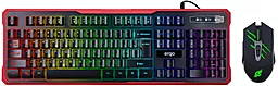 Комплект (клавиатура+мышка) Ergo (MK-580) Black