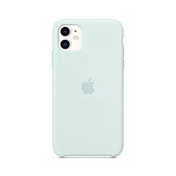 Чехол Apple Silicone Case PB for iPhone 11 Seafoam