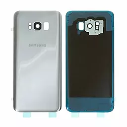 Задняя крышка корпуса Samsung Galaxy S8 Plus G955 со стеклом камеры Arctic Silver