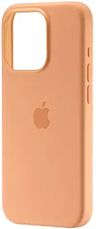Чохол Apple Silicone Case Full with MagSafe and SplashScreen для Apple iPhone 15 Pro Orange Sorbet