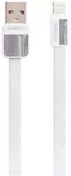 Кабель Remax RC-154i USB-A - Lightning 12w 2.4a 1м cable White - фото Кабель Remax RC-154i USB-A - Lightning 12w 2.4a 1м cable White