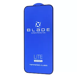 Защитное стекло Blade Lite Series Full Glue для Apple iPhone 15 Pro Max Black (без упаковки) - фото Защитное стекло Blade Lite Series Full Glue для Apple iPhone 15 Pro Max Black (без упаковки)