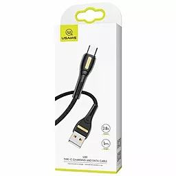 Кабель Usams U40 USB-A - Type-C 10w 1м cable Black