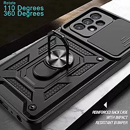 Чехол Epik ударопрочный Camshield Serge Ring for Magnet для Samsung Galaxy A33 5G черный - миниатюра 5