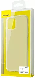 Чехол Baseus Jelly Liquid Silica Gel для Apple iPhone 11 Pro Max Transparent White (WIAPIPH65S-GD02) - миниатюра 3