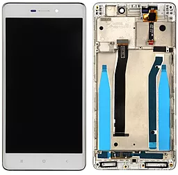 Дисплей Xiaomi Redmi 3, 3 Pro, 3S, 3S Prime, 3X с тачскрином и рамкой, White - фото Дисплей Xiaomi Redmi 3, 3 Pro, 3S, 3S Prime, 3X с тачскрином и рамкой, White