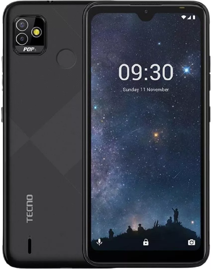 Смартфон Tecno POP 5 BD2p 2/32GB Dual Sim Obsidian Black (4895180768361) - фото 1
