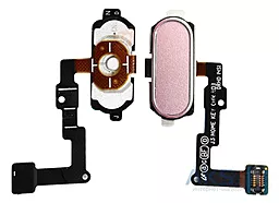Шлейф Samsung Galaxy J3 2017 J330F с кнопкой меню (Home) Original Pink - фото Шлейф Samsung Galaxy J3 2017 J330F с кнопкой меню (Home) Original Pink
