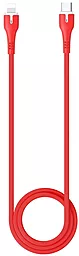 Кабель Hoco X45 Surplus USB Type-C - Lightning 18w 3a 1м PD сable Red - мініатюра 2 Кабель Hoco X45 Surplus USB Type-C - Lightning 18w 3a 1м PD сable Red - мініатюра 2