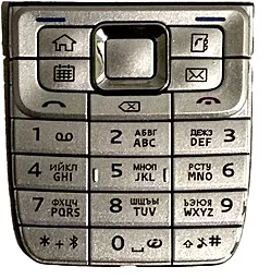 Клавіатура Nokia E51 Silver