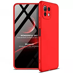 Чехол LikGus GKK 360 градусов (opp) для Xiaomi Mi 11 Lite Красный
