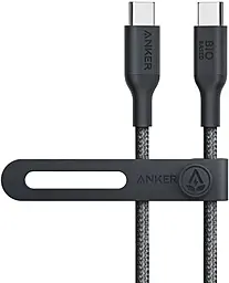 USB PD кабель Anker 544 Bio-nylon USB Type-C - Type-C 140w 5a 1.8m cable Black (A80F6H11) - фото USB PD кабель Anker 544 Bio-nylon USB Type-C - Type-C 140w 5a 1.8m cable Black (A80F6H11)