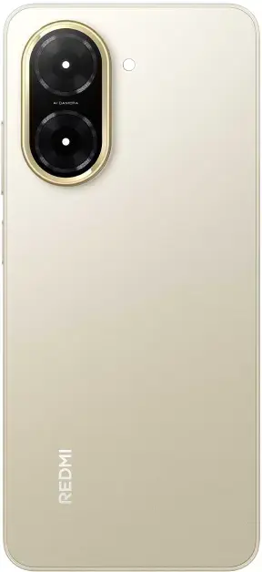 Задняя крышка корпуса Xiaomi Redmi A5 4G со стеклом камеры (EU Version) Original Sandy Gold - фото 1
