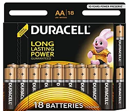 Батарейки Duracell Basic AA/LR06 BL 18шт 1.5 V