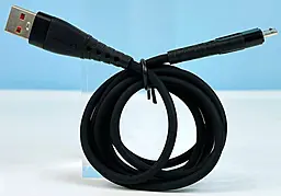 Кабель Denmen D57V USB-A - micro USB 12w 2.4a 1м cable Black - миниатюра 2 Кабель Denmen D57V USB-A - micro USB 12w 2.4a 1м cable Black - миниатюра 2