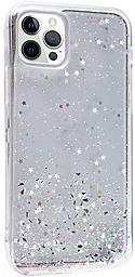 Чехол Epik Star Glitter Apple iPhone 12, iPhone 12 Pro Clear